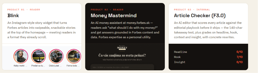 AI — AI readers actually use, not AI theatre