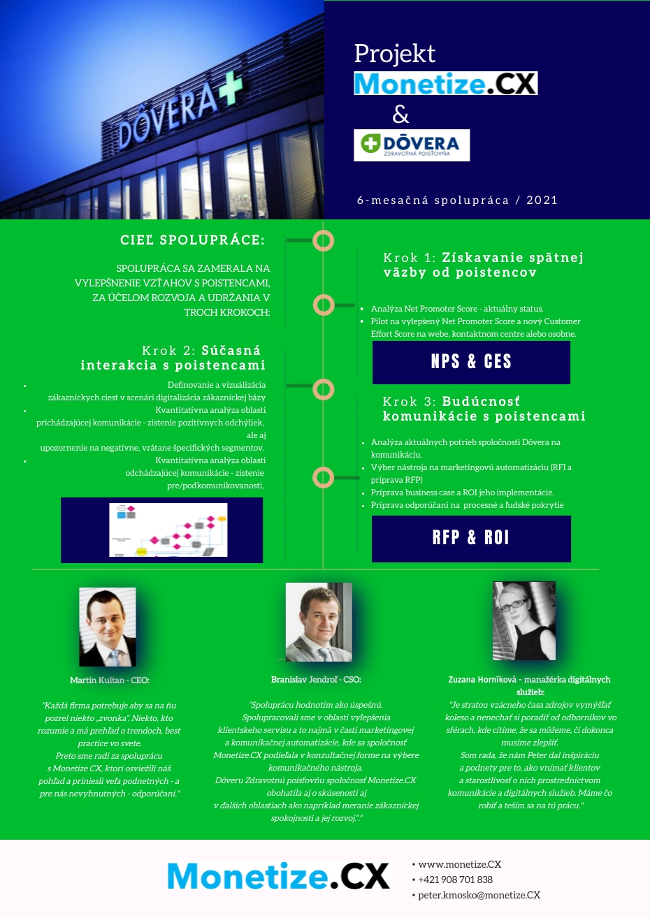 Dôvera impact one-pager
